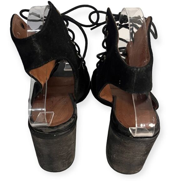 Jeffrey Campbell X Free people Minimal Lace Up Heels Size: 9 - Picture 5 of 9